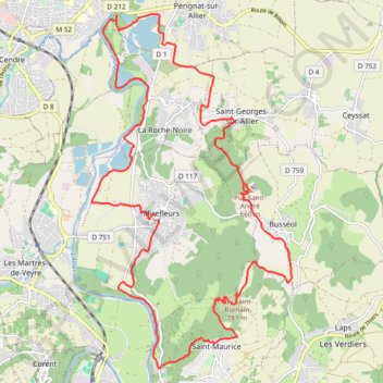 Trace GPS PB 2021-05-09 Grand Tour du St Romain Rando, itinéraire, parcours