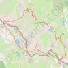 Trace GPS Randonnée 1 : Circuit des Lacs (Lausfer et Sainte-Anne) depuis le Parking supérieur du sanctuaire Sainte-Anne-de-Vinadio (Sant'Anna di Vinadio), itinéraire, parcours