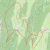 Trace GPS Bel itinéraire de VTT de Lans à Méaudre, itinéraire, parcours