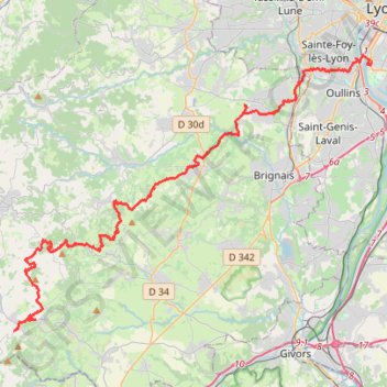 Trace GPS Saintexpress_2023_44km-17378077, itinéraire, parcours