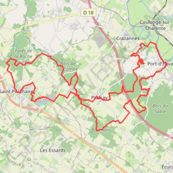 Trace GPS Ciruit des 3 Chateaux, itinéraire, parcours