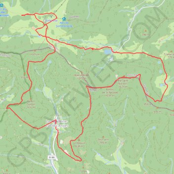 Trace GPS Crêtes du Baerenkopf, itinéraire, parcours