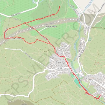 Trace GPS La tour du mont redon, itinéraire, parcours