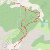 Trace GPS Mont Aunos depuis S Dalmas le Selvage, itinéraire, parcours