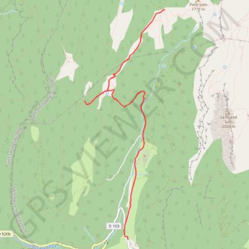 Trace GPS Parcours du 06/07/2023 18h32, itinéraire, parcours
