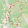 Trace GPS Monti - Castellar, itinéraire, parcours