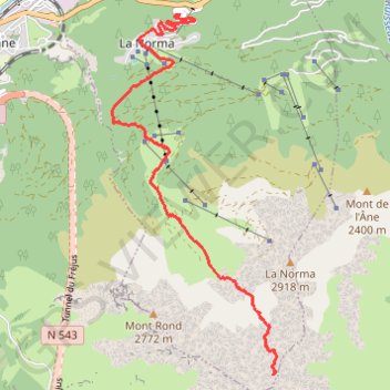 Trace GPS La Belle Plinier, itinéraire, parcours