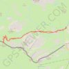 Trace GPS Pic de Canaourouye depuis D934, itinéraire, parcours