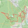 Trace GPS Sortie à vélo matinale avec l'ami Nuno à fontainebleau, itinéraire, parcours