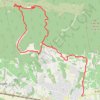 Trace GPS Recaute-Vallauris, itinéraire, parcours