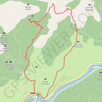 Trace GPS Mas de l'Estagnol - Saint Guilhem le Désert, itinéraire, parcours