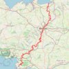 Trace GPS Guérande - Mont-Saint-Michel, itinéraire, parcours