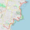 Trace GPS Bondi Beach - Coogee Beach, itinéraire, parcours