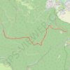 Trace GPS Draye de Seblou (partie basse), itinéraire, parcours