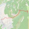 Trace GPS Levens, Mont Férion, itinéraire, parcours