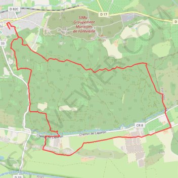 Trace GPS Fontvieille-sur-les pas de Daudet, itinéraire, parcours