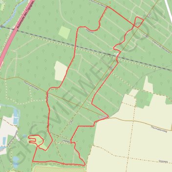 Trace GPS Run du matin en forêt de Neuland - Colmar, itinéraire, parcours
