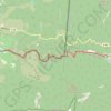 Trace GPS Baronnies - Toulourenc - Amont Veaux, itinéraire, parcours