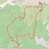 Trace GPS Le Vallon des Bonnes Herbes (Ollioules), itinéraire, parcours