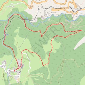 Trace GPS Les arbres du haut Conflent, itinéraire, parcours