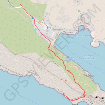 Trace GPS Calanques - Sormiou - L'Archipel, itinéraire, parcours