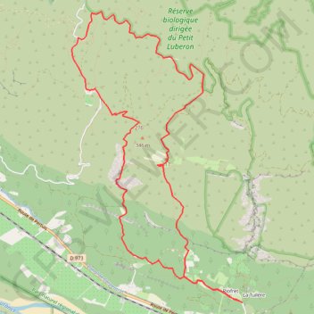 Trace GPS Les Mayorques et les Gorges de la Peine, itinéraire, parcours