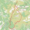 Trace GPS Courmes-Coursegoules-Puy de Tourettes, itinéraire, parcours