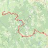 Trace GPS Grande Traversée du Morvan : Quarré les Tombes - Saulieu, itinéraire, parcours