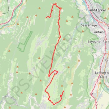 Trace GPS Tour du Vercors 2019 - Jour 6, itinéraire, parcours