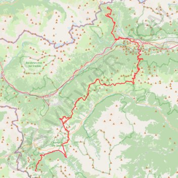 Trace GPS Lago Nero - Moncenisio, itinéraire, parcours