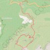 Trace GPS Le Mont Puget par le Vallon Mestrallet depuis le Col de la Gineste, itinéraire, parcours