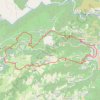 Trace GPS Boucle dans la vallée de l'Ay au départ de Sarras, itinéraire, parcours