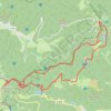 Trace GPS Lac d'Alfeld lac des Perches 23km, itinéraire, parcours