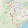 Trace GPS La route des grandes Alpes à vélo, itinéraire, parcours