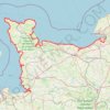Trace GPS GR 223 Tour du Cotentin (2021), itinéraire, parcours
