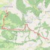 Trace GPS GRP 8 entre Sancey-le-grand et Ebey, itinéraire, parcours