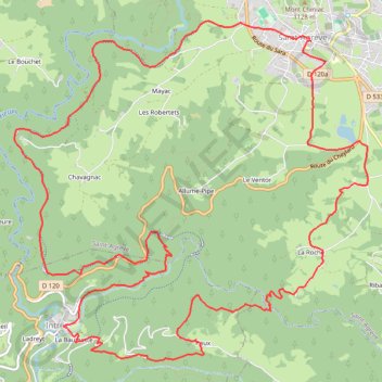 Trace GPS La Galoche, itinéraire, parcours
