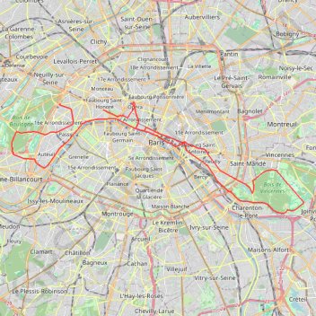 Trace GPS Marathon de Paris 2023, itinéraire, parcours