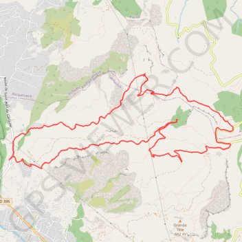 Trace GPS Saint Jean de Garguier, itinéraire, parcours