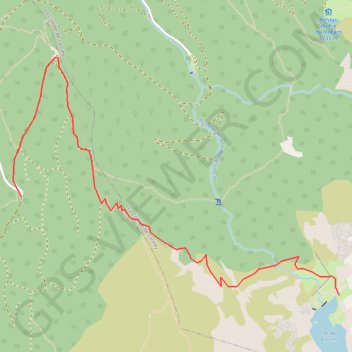 Trace GPS Lac du Crozet, itinéraire, parcours