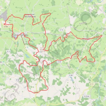 Trace GPS Castellucienne 2019, itinéraire, parcours