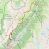 Trace GPS TMB-j9, du Tour à Chamonix, itinéraire, parcours