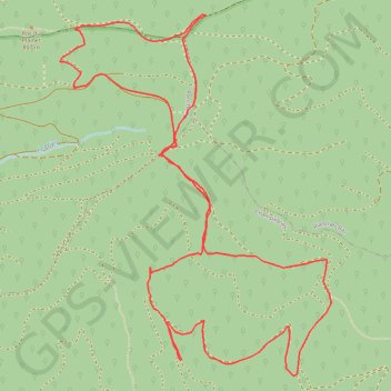 Trace GPS Le roc du Plainet, itinéraire, parcours