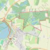 Trace GPS Circuit du marais des onze villes, itinéraire, parcours