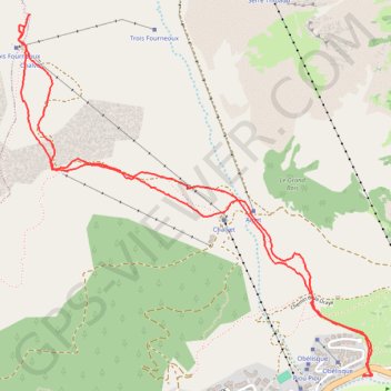 Trace GPS Chalvet, itinéraire, parcours