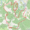 Trace GPS Les 4 belles descentes autour de Luzech, itinéraire, parcours