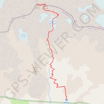 Trace GPS Olan, itinéraire, parcours