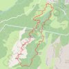 Trace GPS Hameau de Lachat, itinéraire, parcours