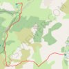 Trace GPS Chaumailloux - Pré Peyret, itinéraire, parcours