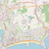 Trace GPS Front de mer à Carnac, itinéraire, parcours